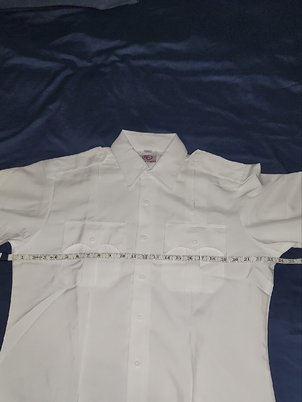 Classic White Men's Long Sleeve Shirt - Unbranded (ASU Class B) - Picture 4 of 5